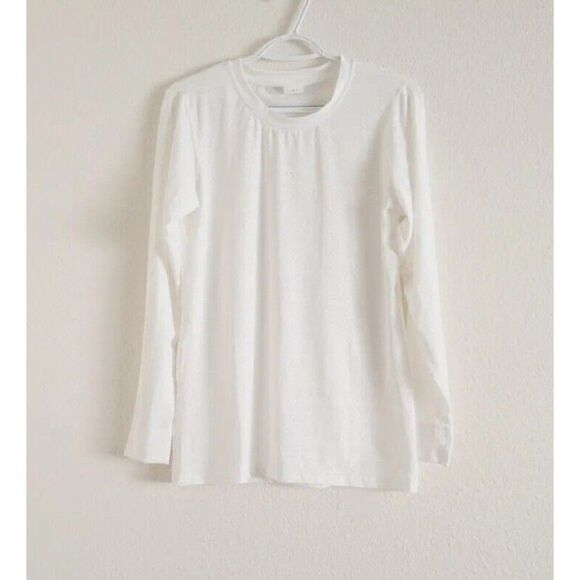 Zyia Chill Longsleeve Mesh Running Shirt in White Size M - Picture 2 of 11